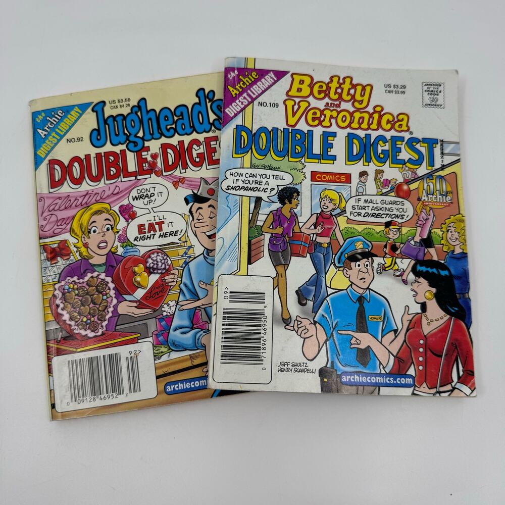 The Archie Digest Library Comic Books Jughead's/Betty & Veronica Double Digest
